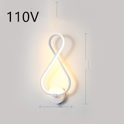 led wall lamp nordic