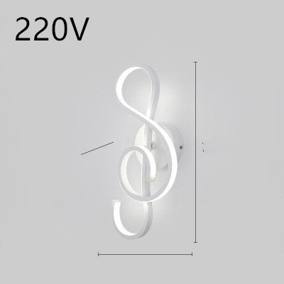 led wall lamp nordic