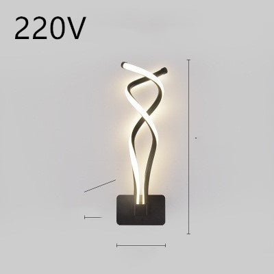 led wall lamp nordic