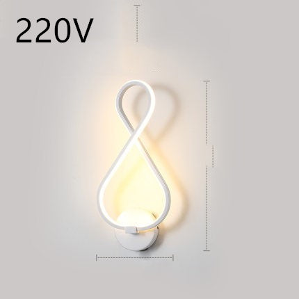 led wall lamp nordic