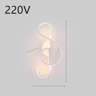 led wall lamp nordic