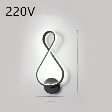 led wall lamp nordic